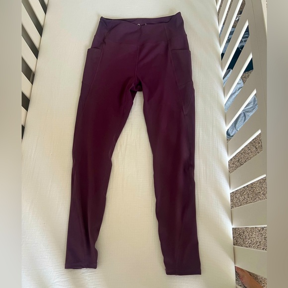 Beelu High Waist Ultra Soft 7/8 Ankle Length Leggings with Pockets - Picture 1 of 5